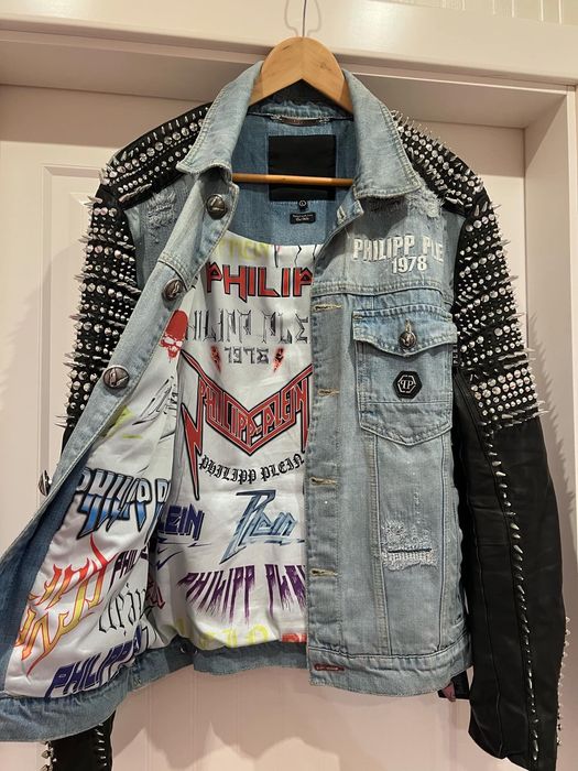100% Philipp Plein original denim jacket