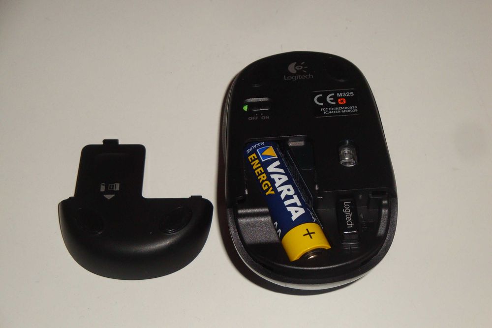 mouse wireless logitech m325 usb nano receiver unifing baterie