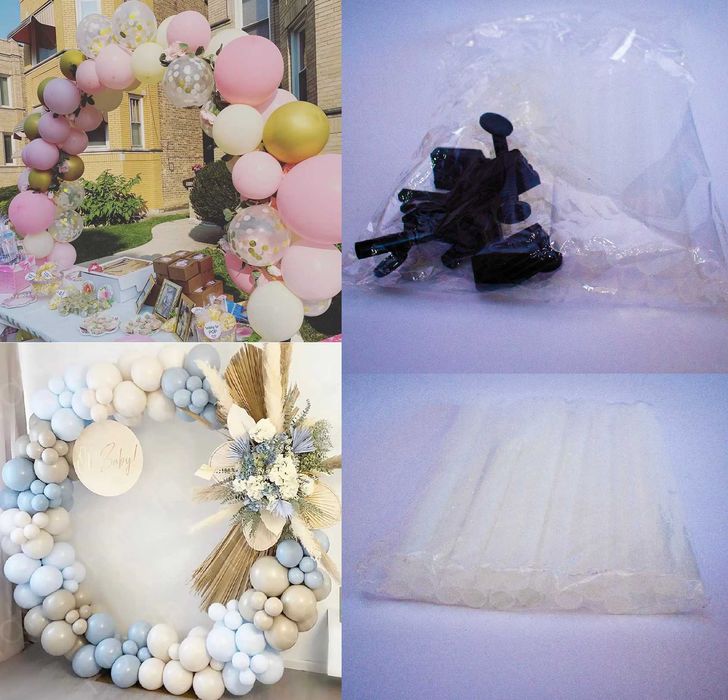 Арка за балони * кръгла 1.80см , за маса полукръг / Пласмасови