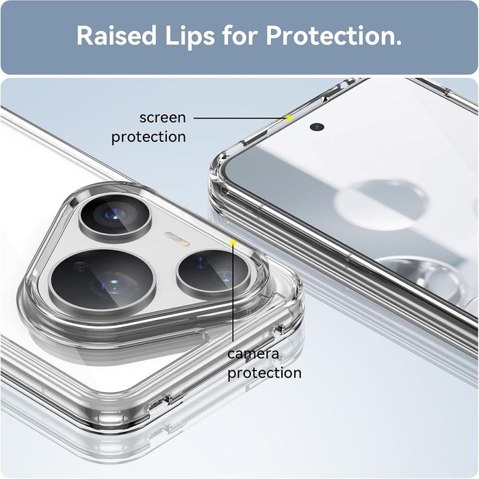 Прозрачен кейс space case за huawei pura 80 pro