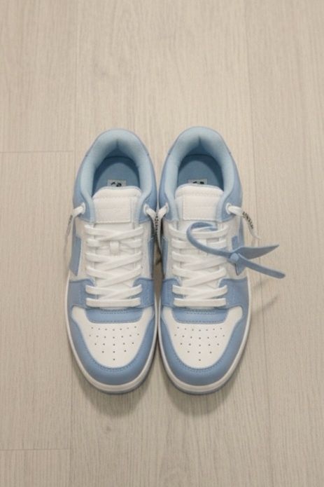 Off white out of office baby blue