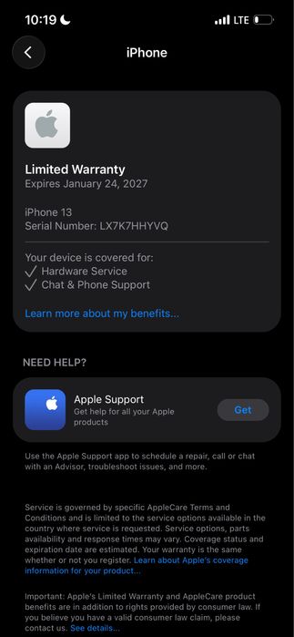 iPhone 13 Midnight Blue 128 ГБ — ИДЕАЛ!