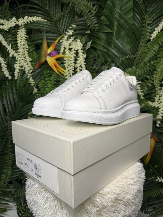 Alexander McQueen White Silver