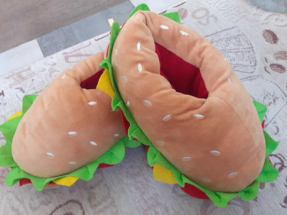 Пантофи Бургер 3D Сандвич
