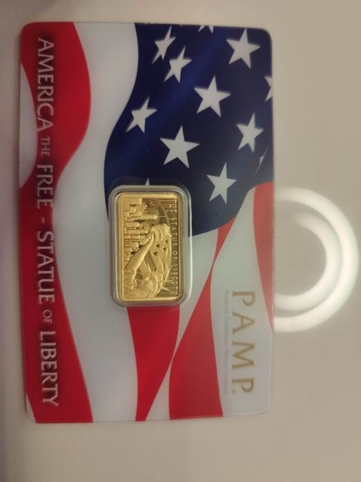 5 гр Златно ключе PAMP Statue of Liberty или American Buffalo