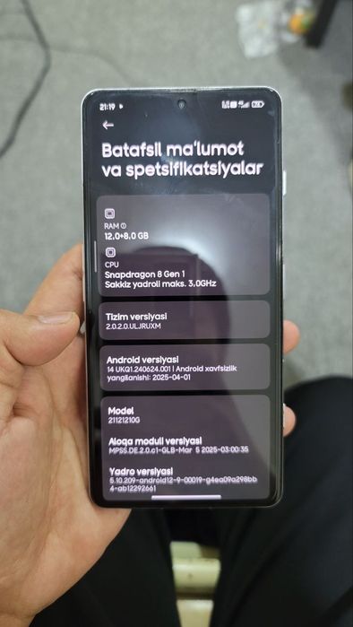 Poco F4 GT 5G  igravoy tel