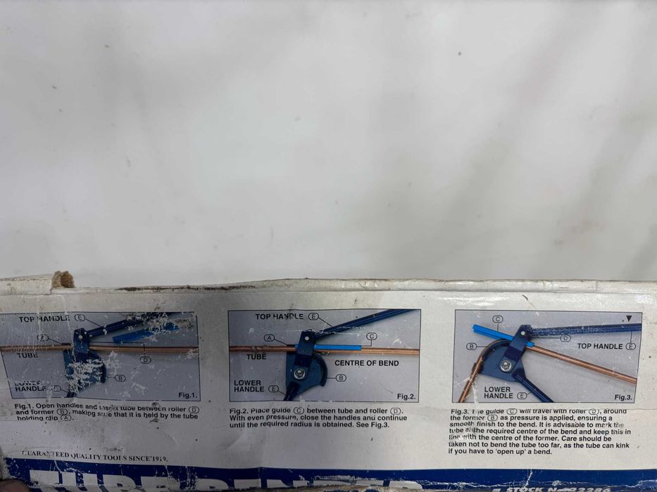 Клещи за огъване на тръби - Draper 15mm