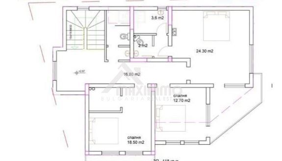 Къща в Варна-м-т Боровец - юг площ 345 цена 380000