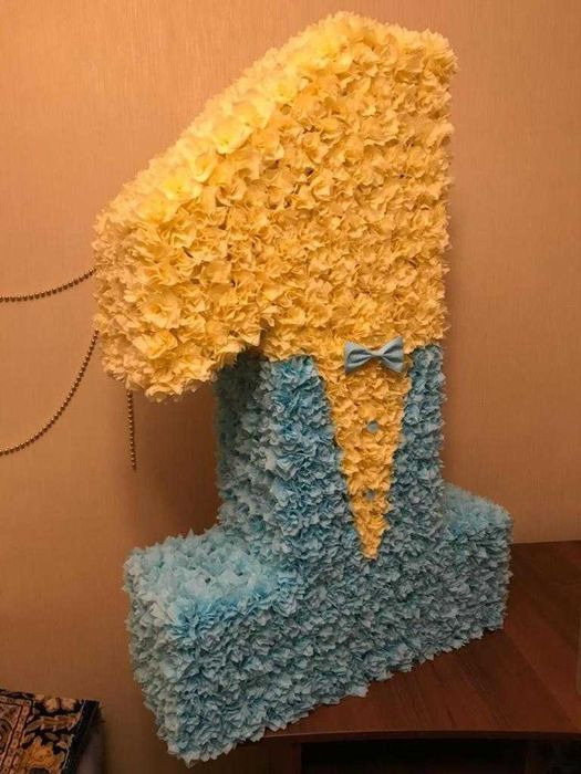 Объемная цифра 1