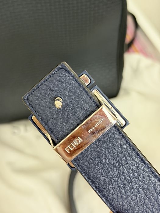 Двусторонний ремень Fendi FF Squared (Оригинал)
