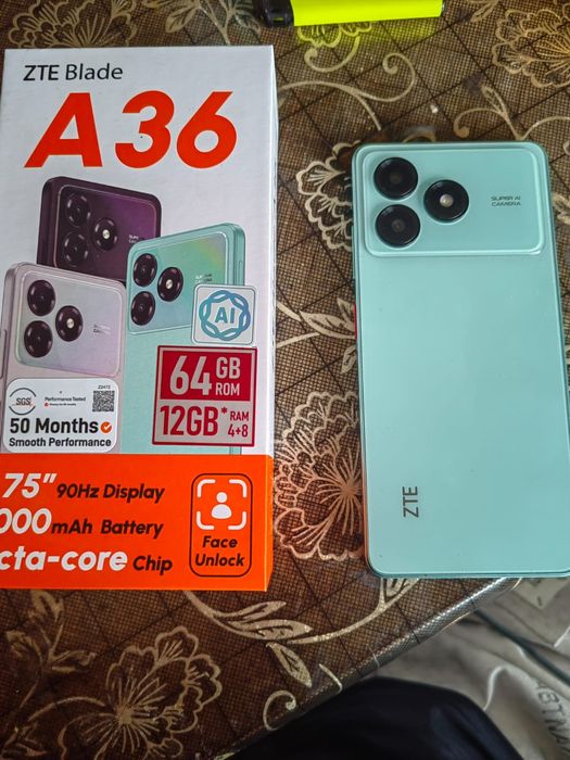 Продам телефон ZTE blabe A36