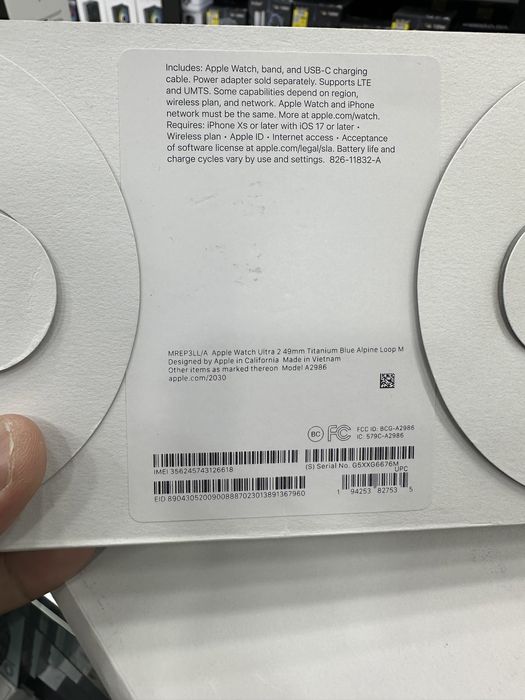 Apple watch ultra 2 49 mm 2023 yil 648$