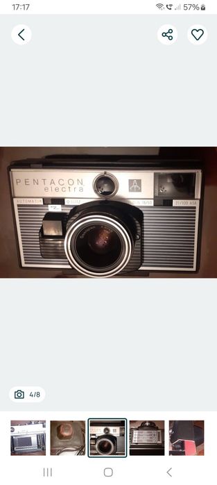 Aparat/foto/vintage, Pentacon Electra/Smena