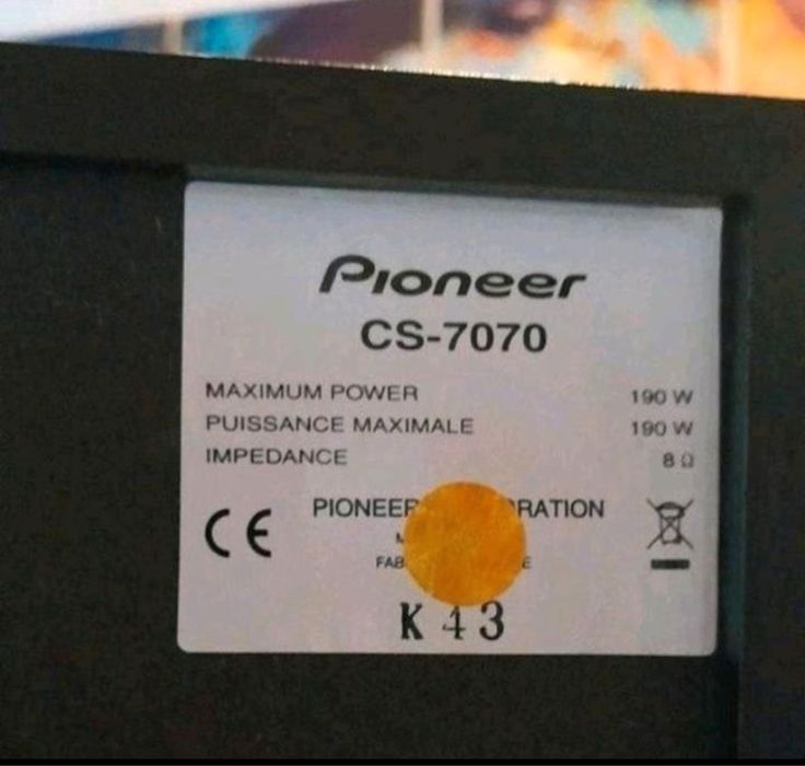 Boxe Pioneer cs7070 190w impecabile!