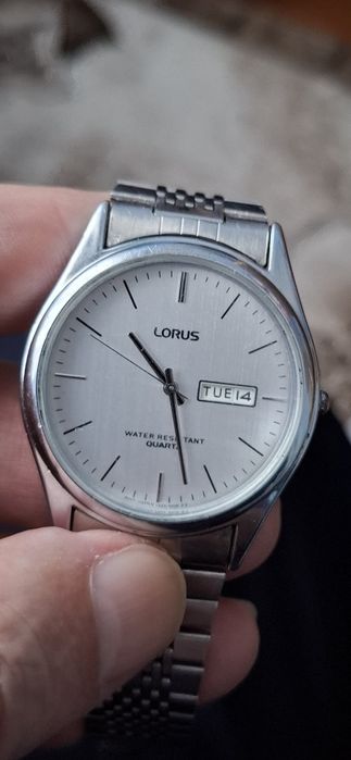 LORUS ceas de mînă bărbătesc pe baterie, curea metalică originală.