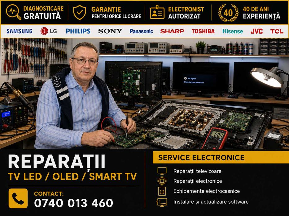 Service - Reparatii TV PHILIPS/ SAMSUNG / LG / Electronice [GARANTIE]