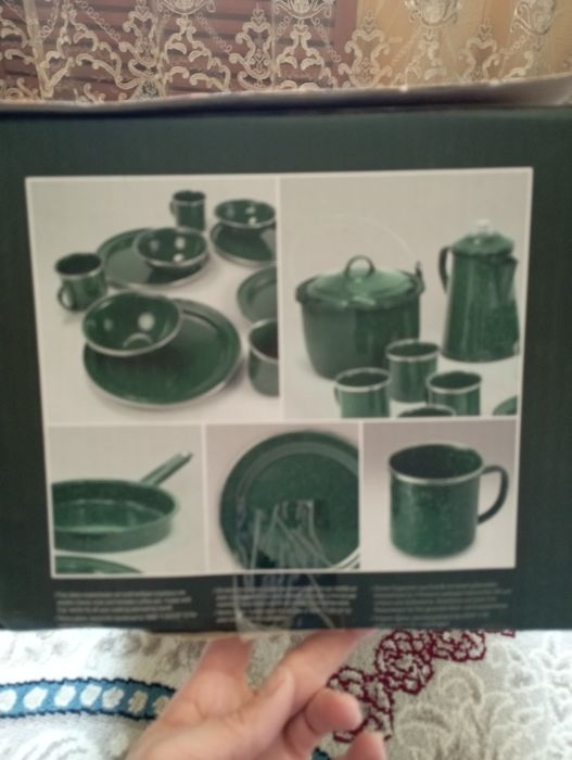 Набор посуды для походов и рыбалки