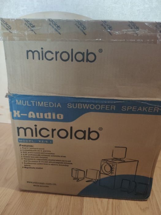 Microlab multimedia subwoofer speaker 5 колонок