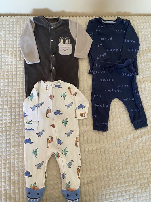 Бебешки дрехи , лот момче 3-6 месеца