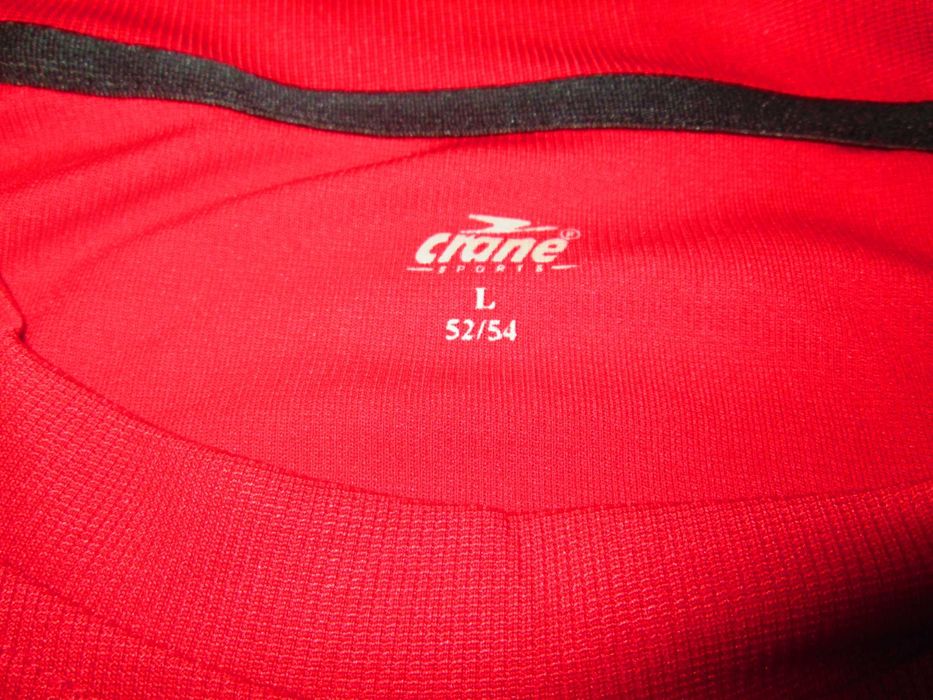 bluza rosie sport Crane L