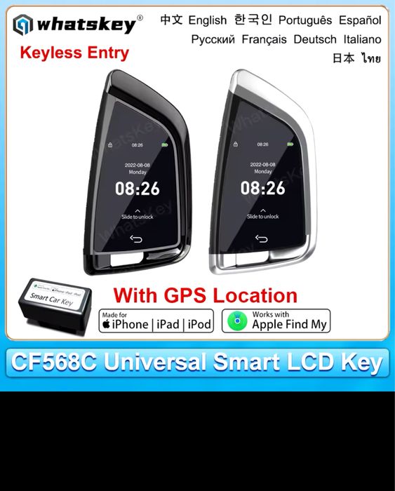 Универсален смарт ключ със комфортен достъп.