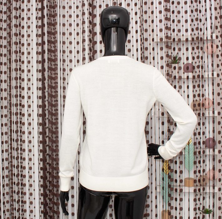 Sonia By Sonia Rykiel дамски пуловер от фина вълна екрю М