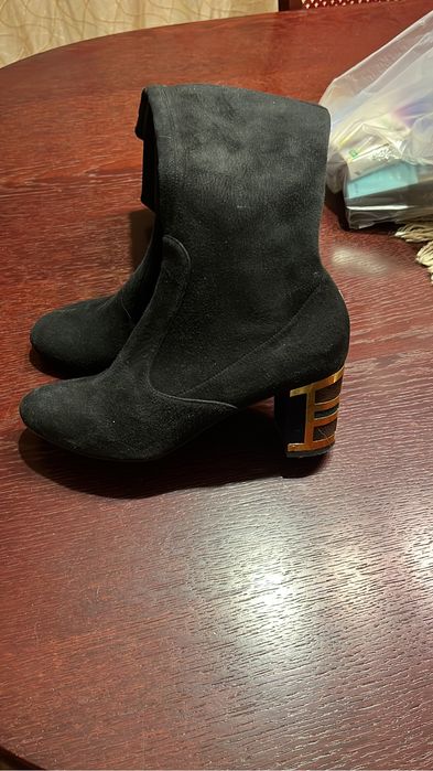 Сапоги женские черные