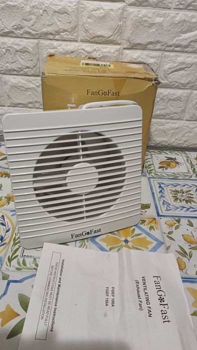 Ventilator de evacuare 150 mm, Silentios 132 m³/h, clapa de retur