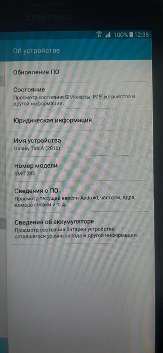 Планшет Samsung Tab A