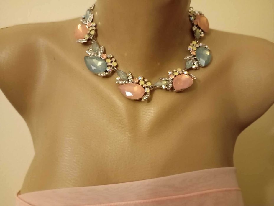 Colier Ikta turquoise sidefat sau colier uk