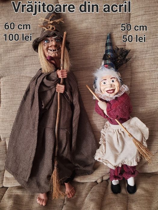 Păpuși vrăjitoare-decorațiuni