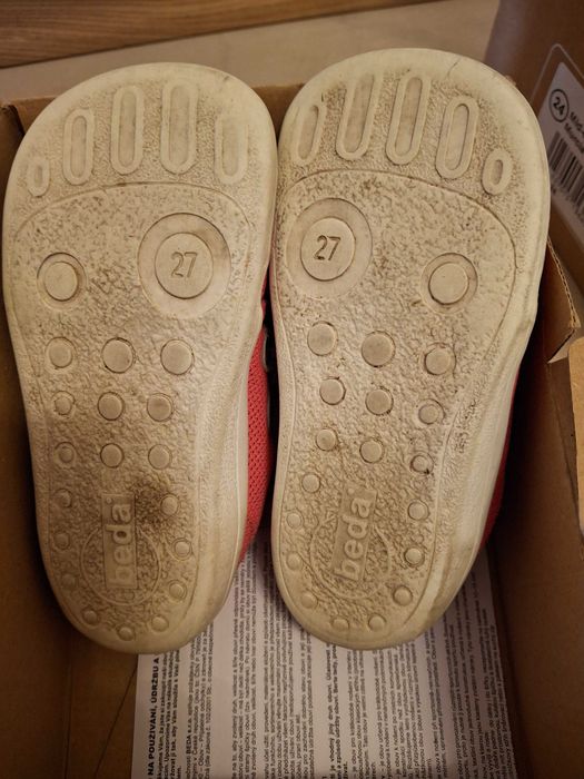 детски боси обувки Беда меш/ Beda Mesh 27 28 номер / Wildling Vigor golden yellow 26 / Barefoot shoes