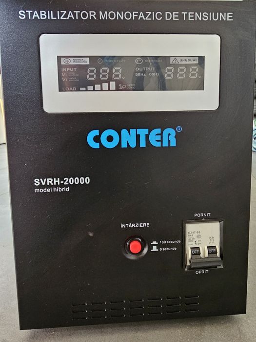 Stabilizator tensiune conter, 15000w, 15kw,  20000VA