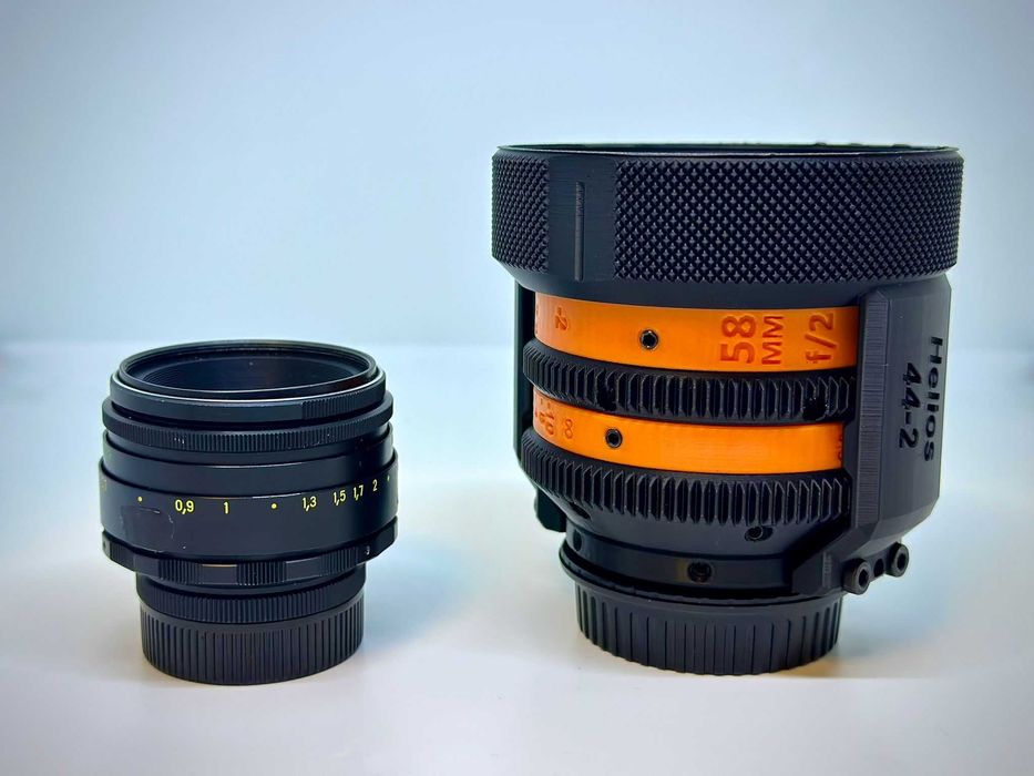 Vand carcasa printata 3d pentru obiectivul Helios 58 mm f2 (44-2)