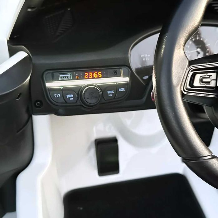 Masinuta electrica pentru 2 copii Porsche 911 GT3 320W, 24V 14Ah White