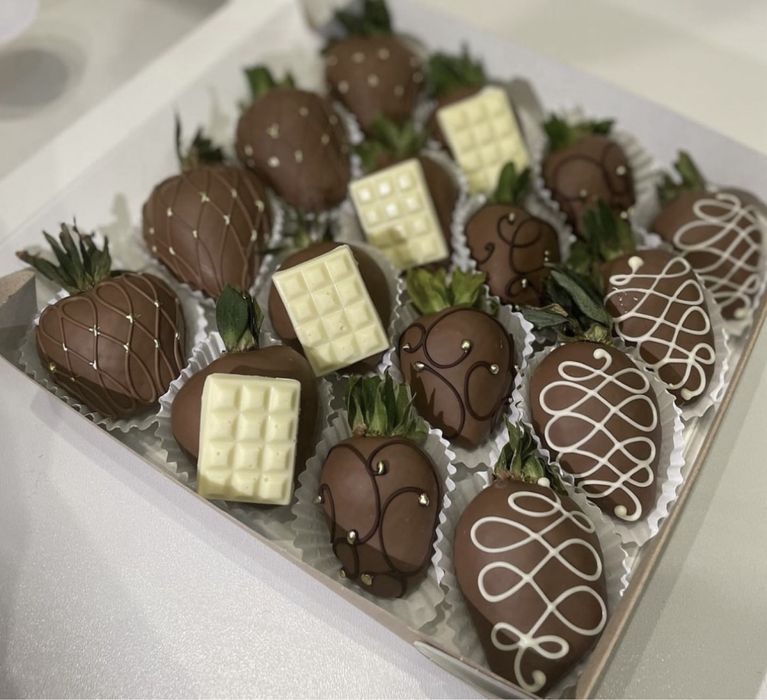 Обучение клубника в шоколаде