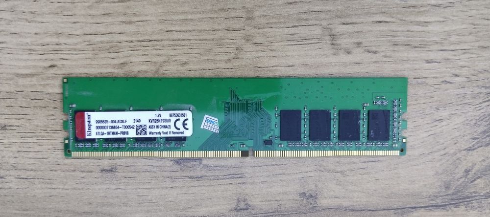 Ddr 4 8gb 2666 Kingston