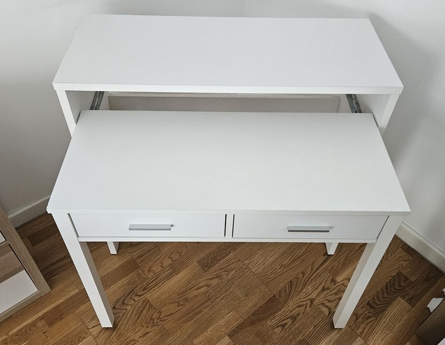 Birou extensibil cu 2 sertare, Masa de machiaj