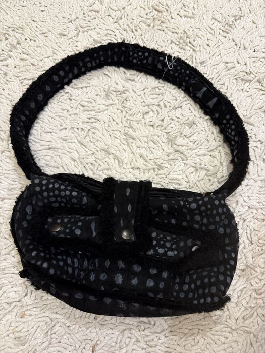 Новая итальянская сумка . Материал натуральная дубленка