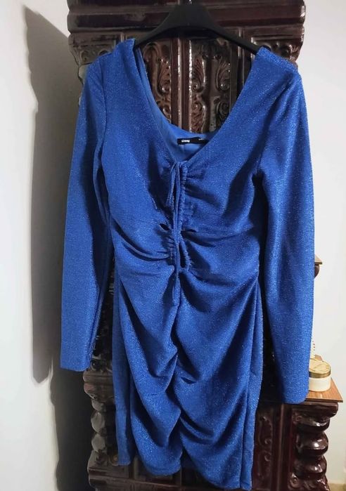 Rochie albastră scurtă