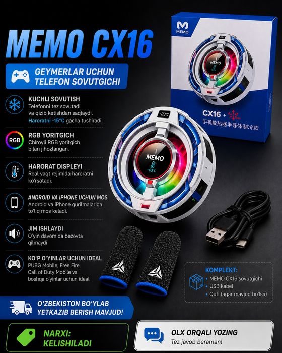 MEMO CX16 geymerlar uchun