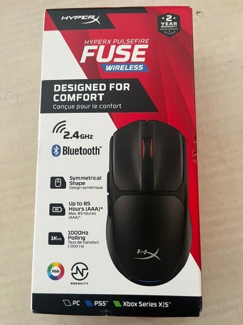 Mouse Wireless Hyperx Pulsefire Fuse