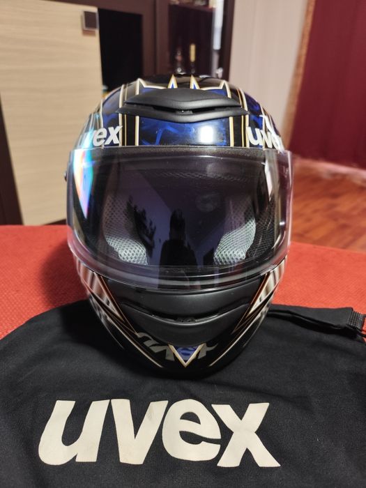 Vând cască moto Uvex Comanche, mărimea S (55–56) că noua Polycarbon