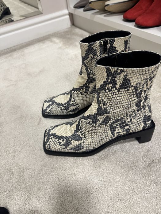 Боти естествена кожа Zara