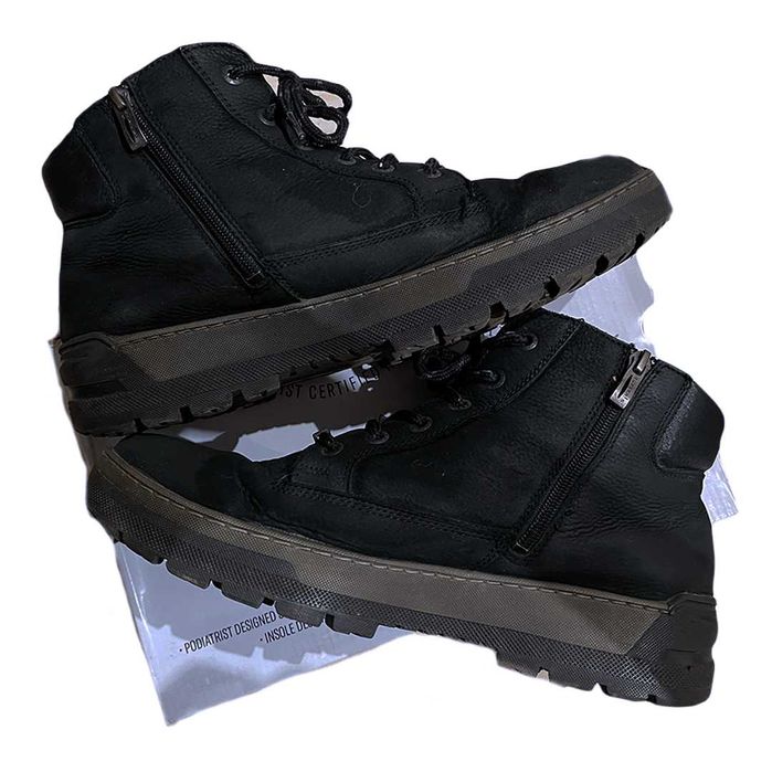 Зимние утеплённые мужские ботинки