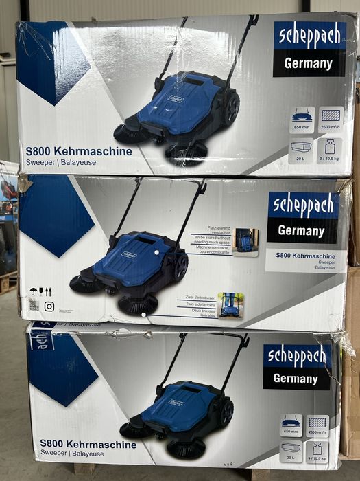 Механична метачна машина / Ръчна Метачка - чисто нова Scheppach S800