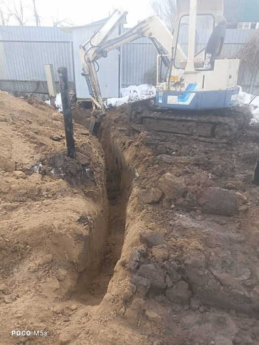 Услуги мини-экскаватора