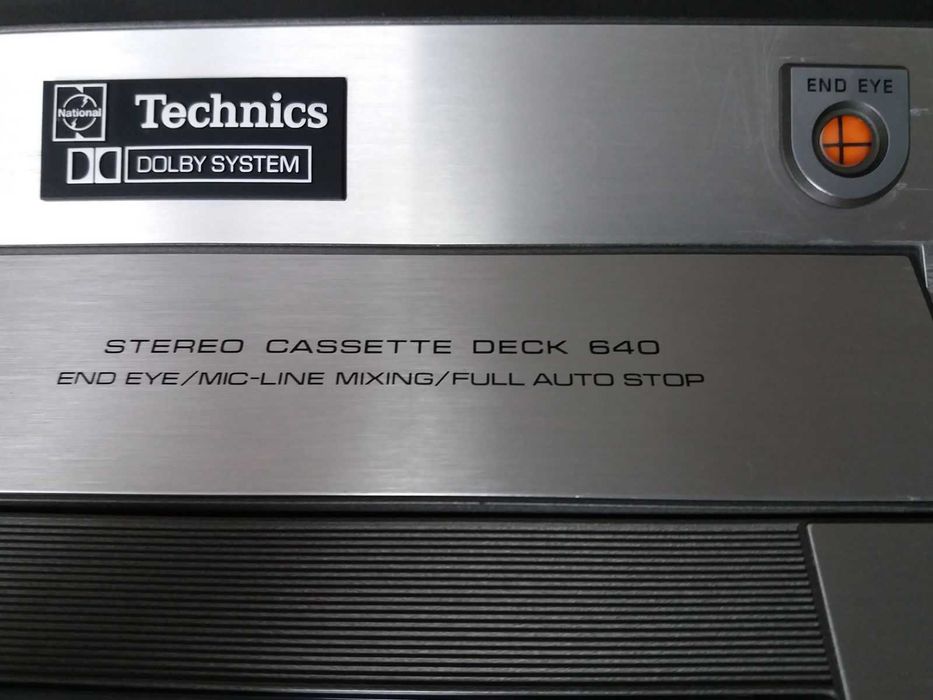Vintage 1970's Technics RS-640 U Stereo Cassette Deck casetofon 1978