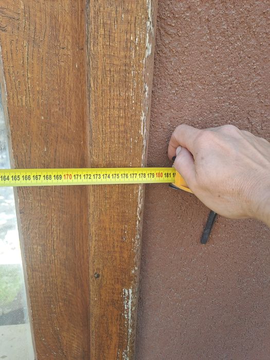 Geam din lemn (stejar) cu sticla de termopan