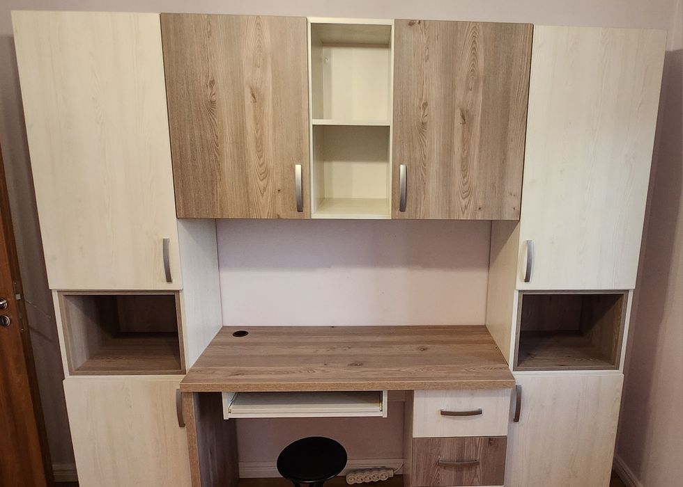 Set Dulapuri Verticale + Corp Suspendat + Masa PC / Dormitor Camera ZI